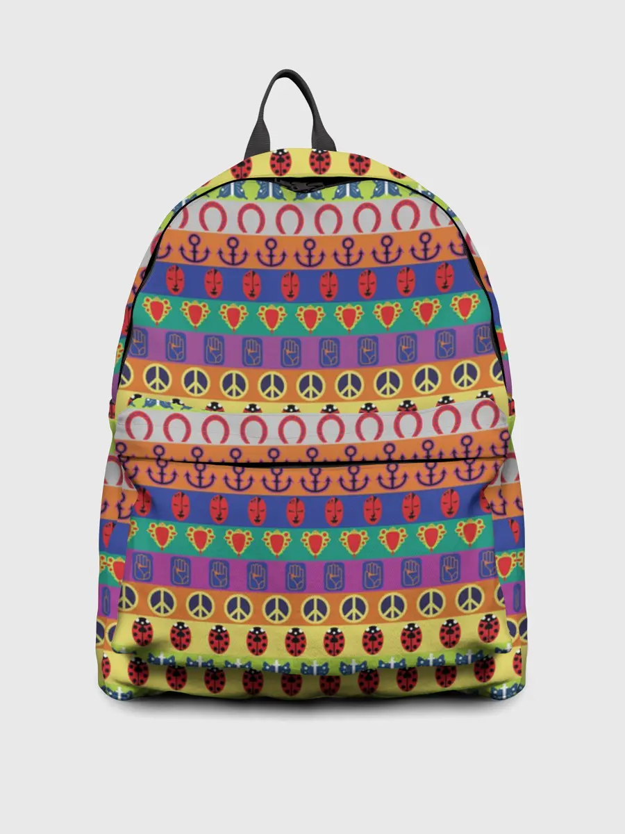 Рюкзак джинсовый / JoJos Bizarre Adventure Logo