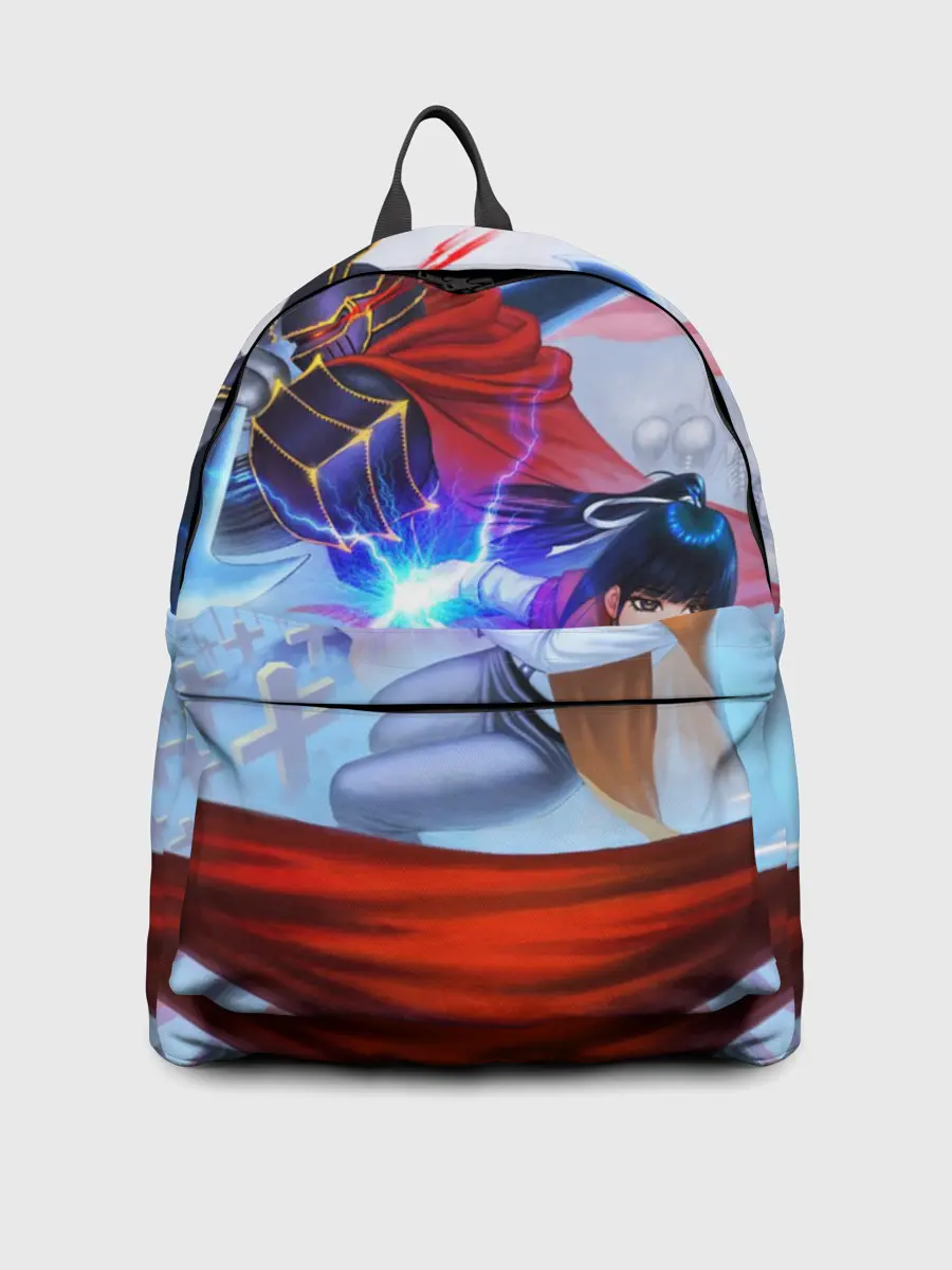 Рюкзак джинсовый / Narberal и Ainz Ooal Gown