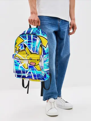 Рюкзак джинсовый / Пикачу