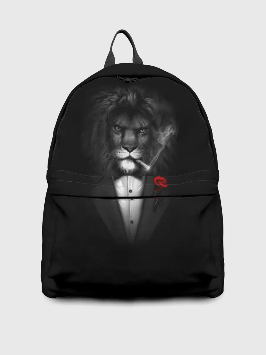 Рюкзак джинсовый / Лев