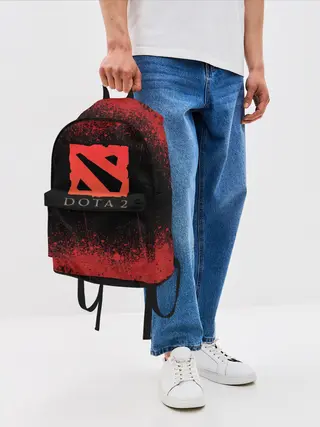 Рюкзак джинсовый / Кровавая Дота 2