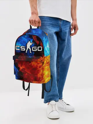 Рюкзак джинсовый / Counter Strike