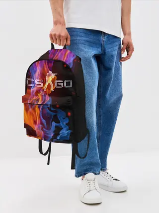 Рюкзак джинсовый / Counter Strike