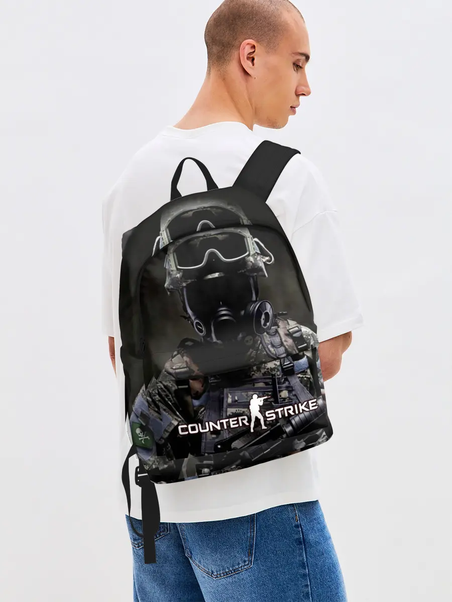 Рюкзак джинсовый / Counter Strike