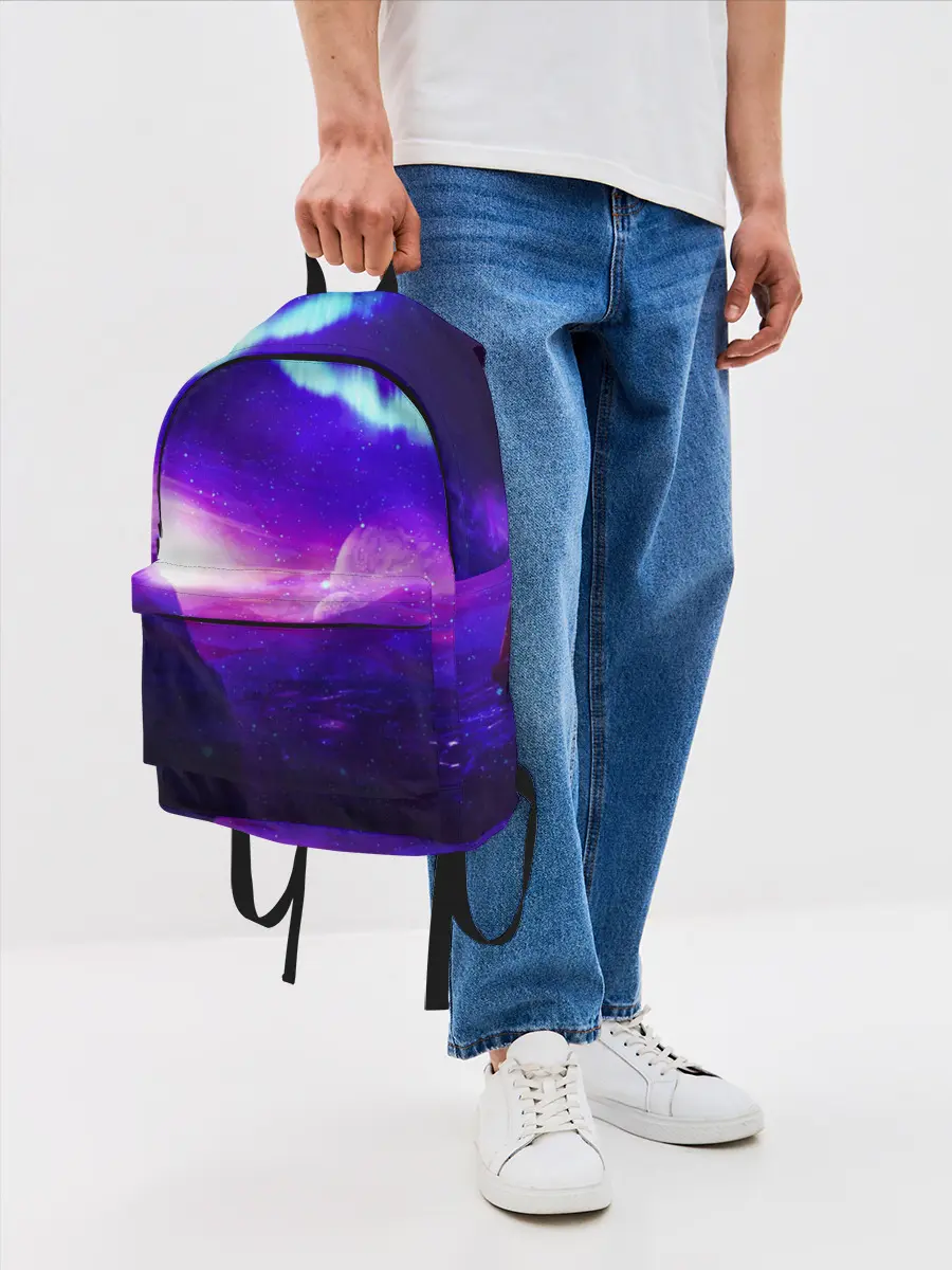 Рюкзак джинсовый / Космическое сияние