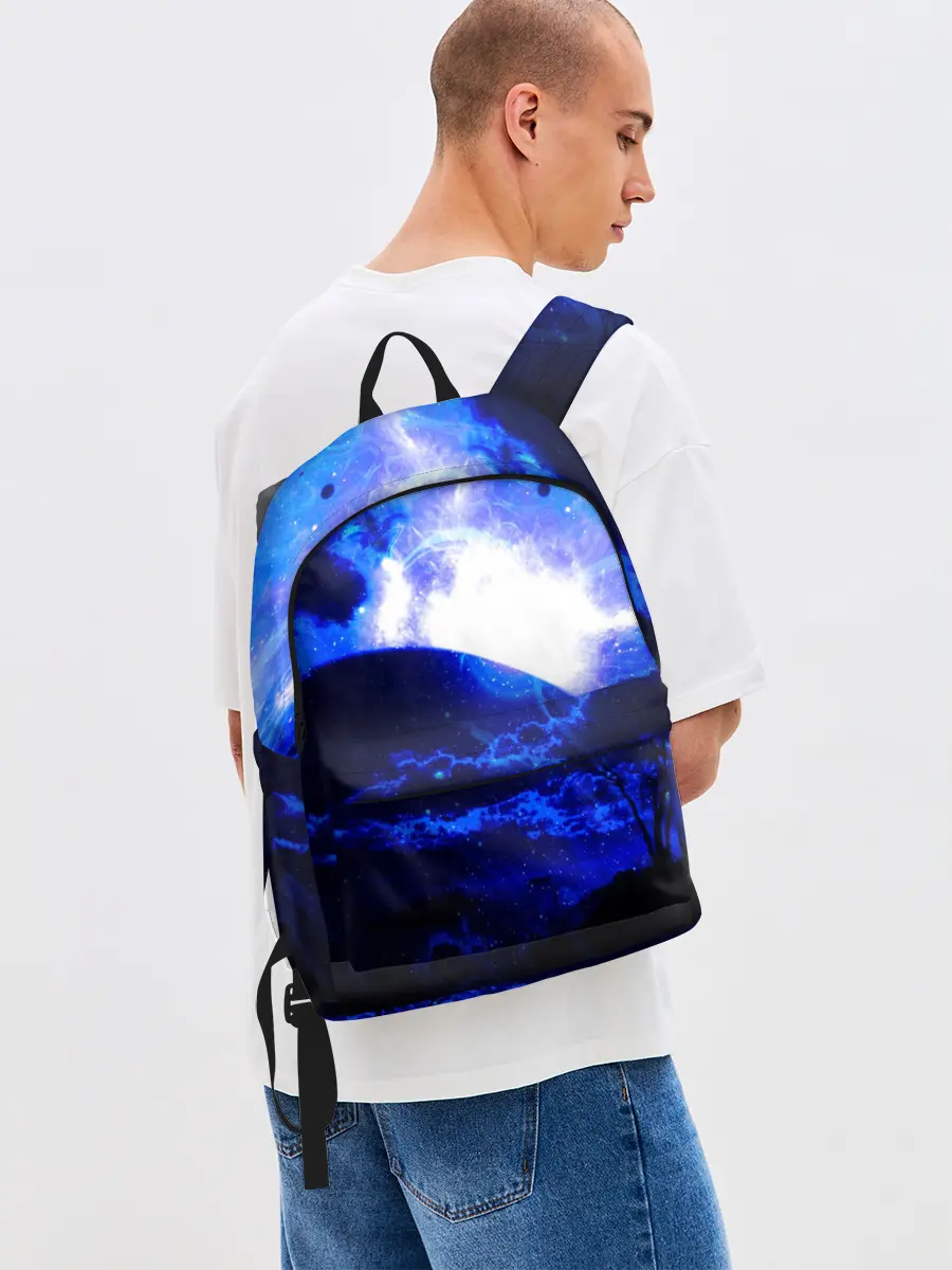 Рюкзак джинсовый / Космический закат