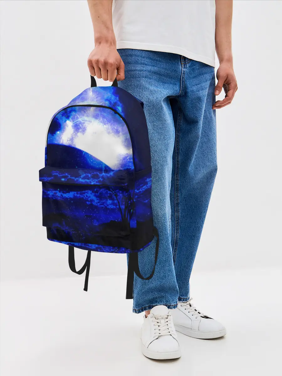 Рюкзак джинсовый / Космический закат