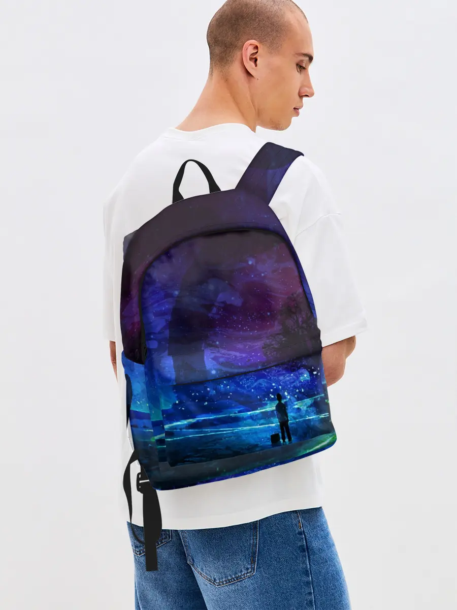 Рюкзак джинсовый / Парень и космос