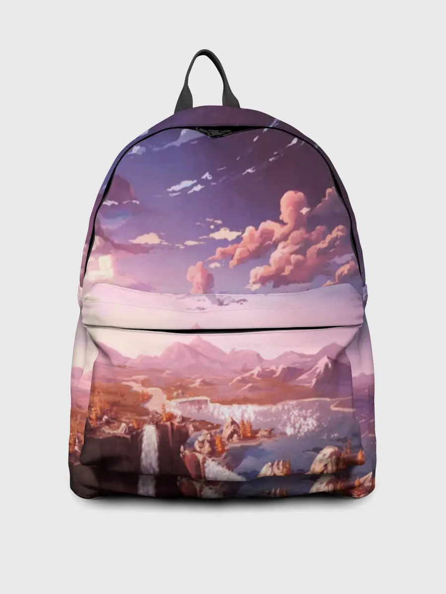 Рюкзак джинсовый / Фантастический закат