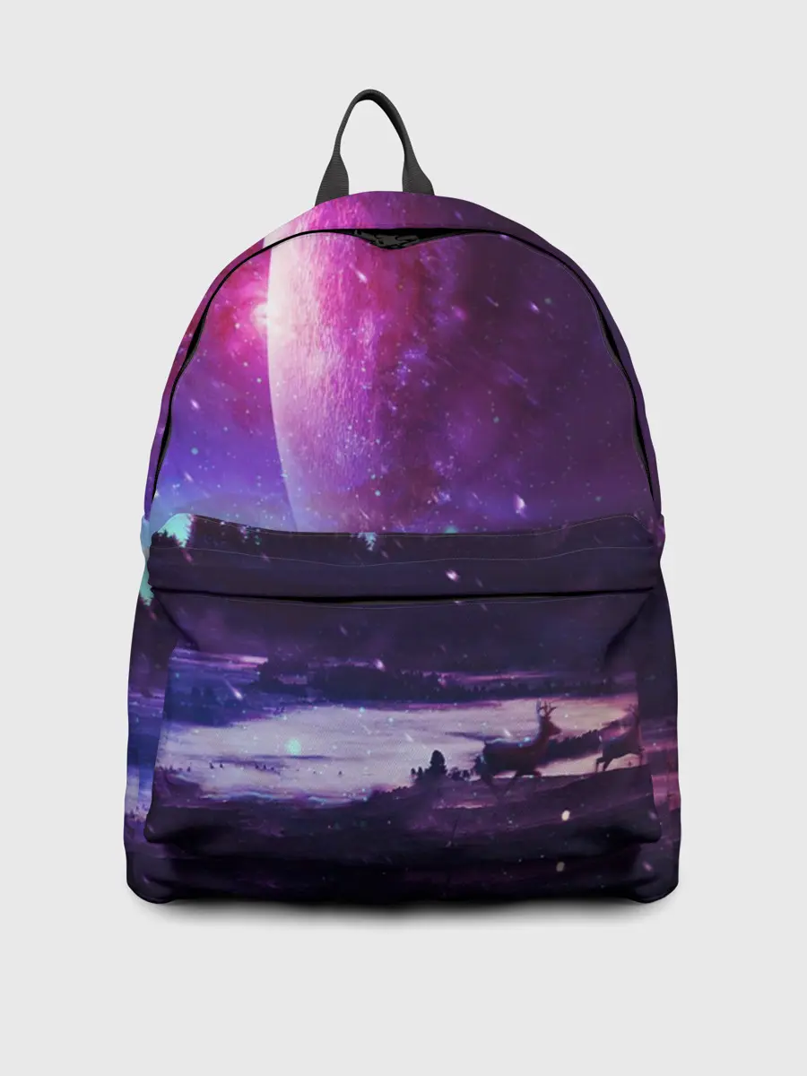 Рюкзак джинсовый / Северный закат