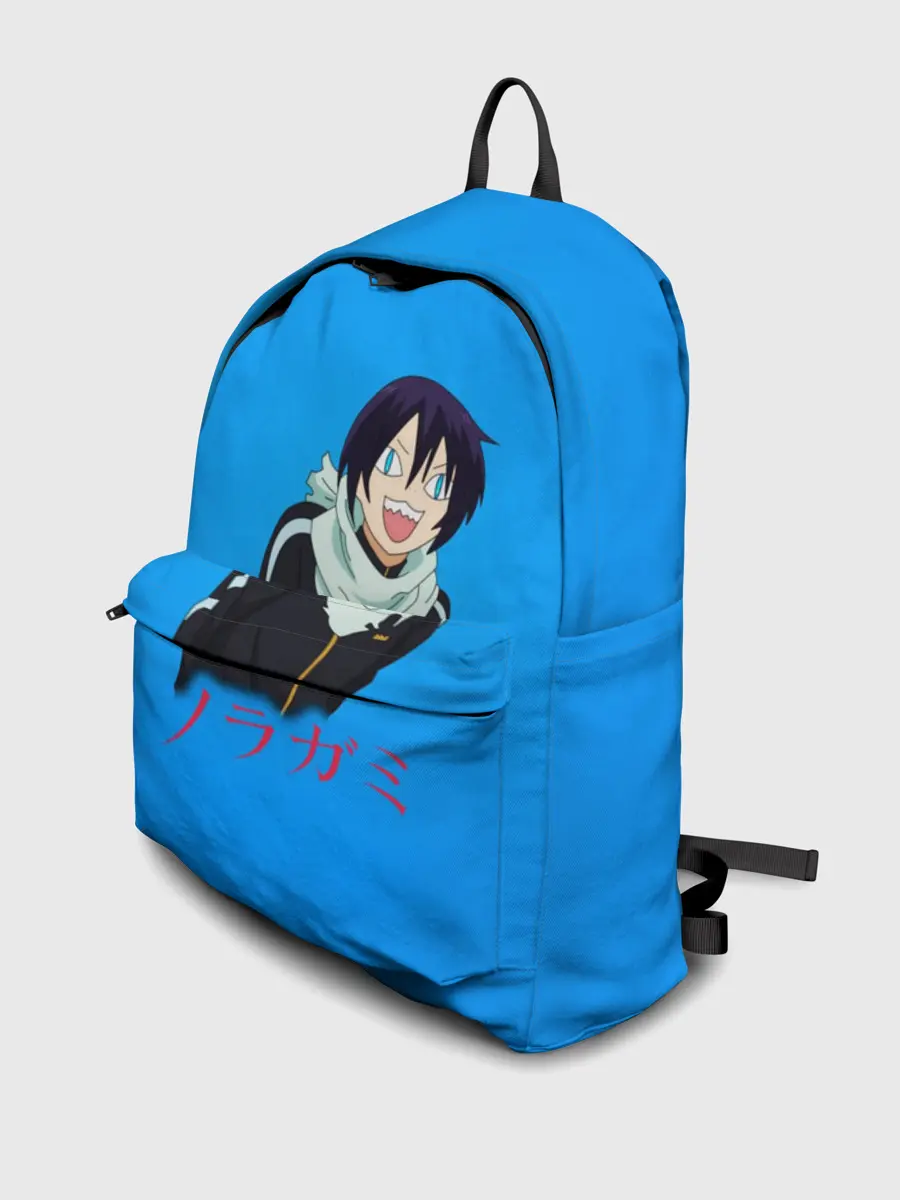 Рюкзак джинсовый / Веселый Ябоку. БЕЗДОМНЫЙ БОГ