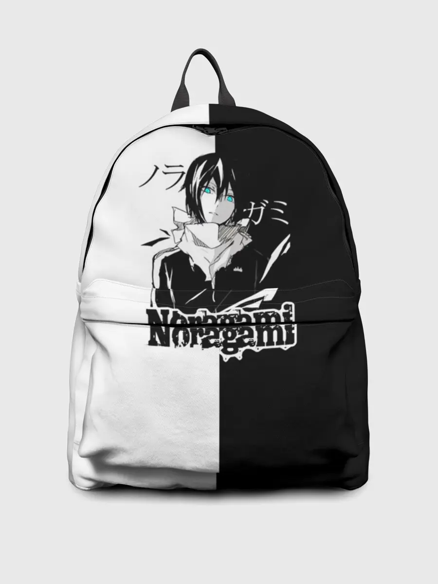 Рюкзак джинсовый / БЕЗДОМНЫЙ БОГ. Черное и Белое