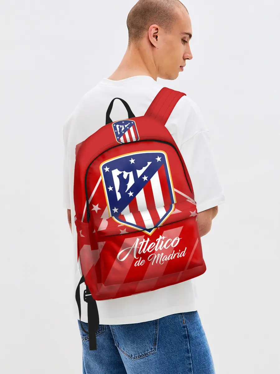 Рюкзак джинсовый / Атлетико Мадрид