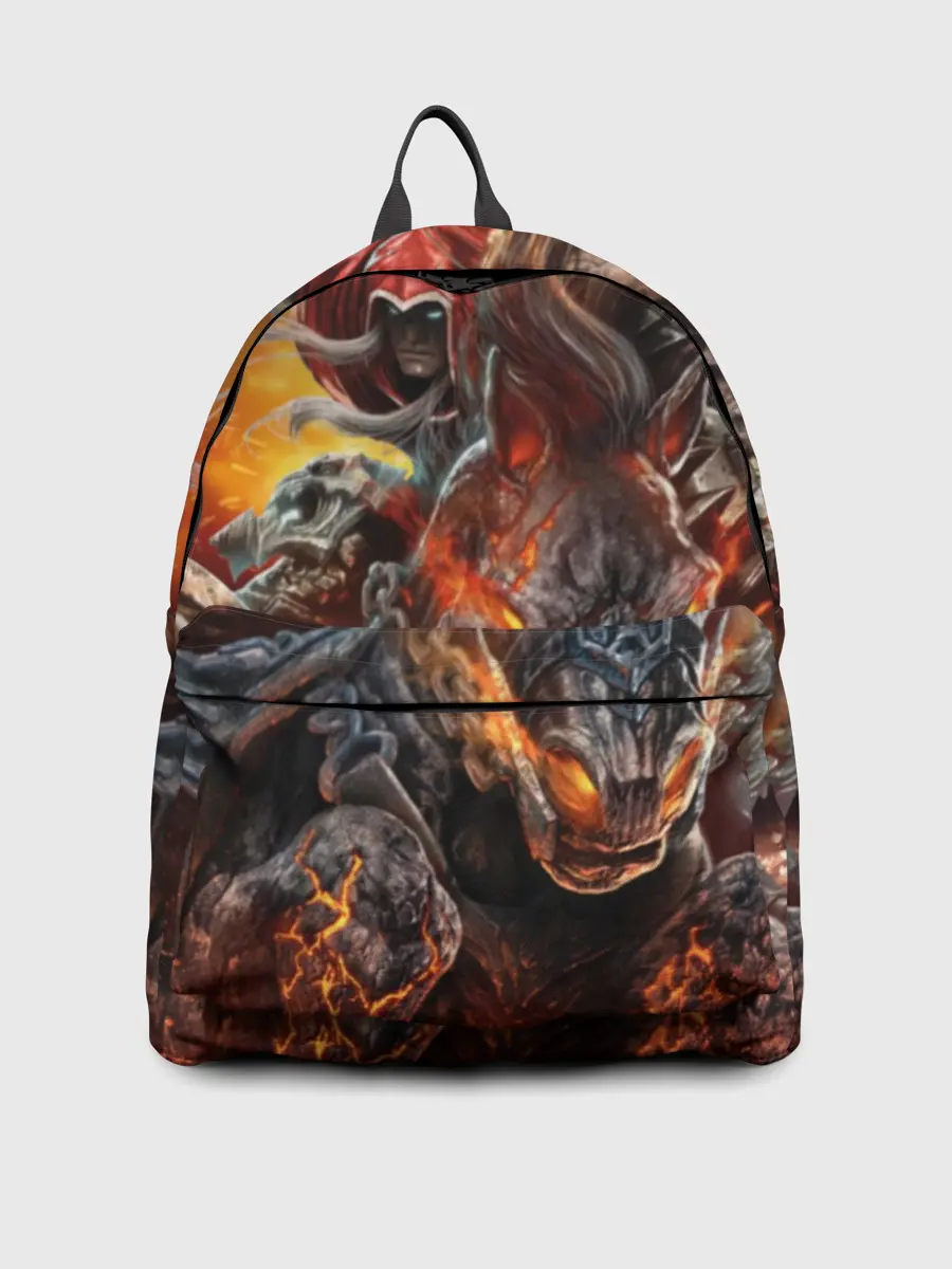 Рюкзак джинсовый / Демон-Всадник