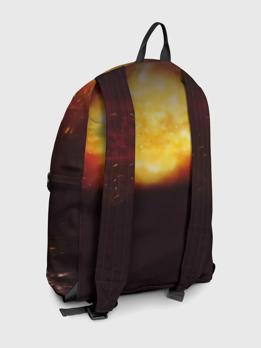 Рюкзак джинсовый / Демон-Всадник