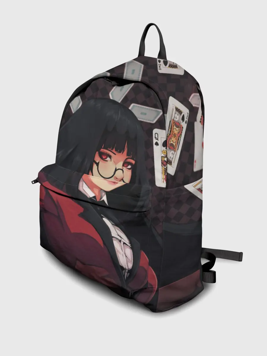 Рюкзак джинсовый / kakegurui yumeko карты