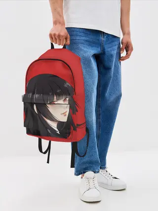 Рюкзак джинсовый / Kakegurui Red