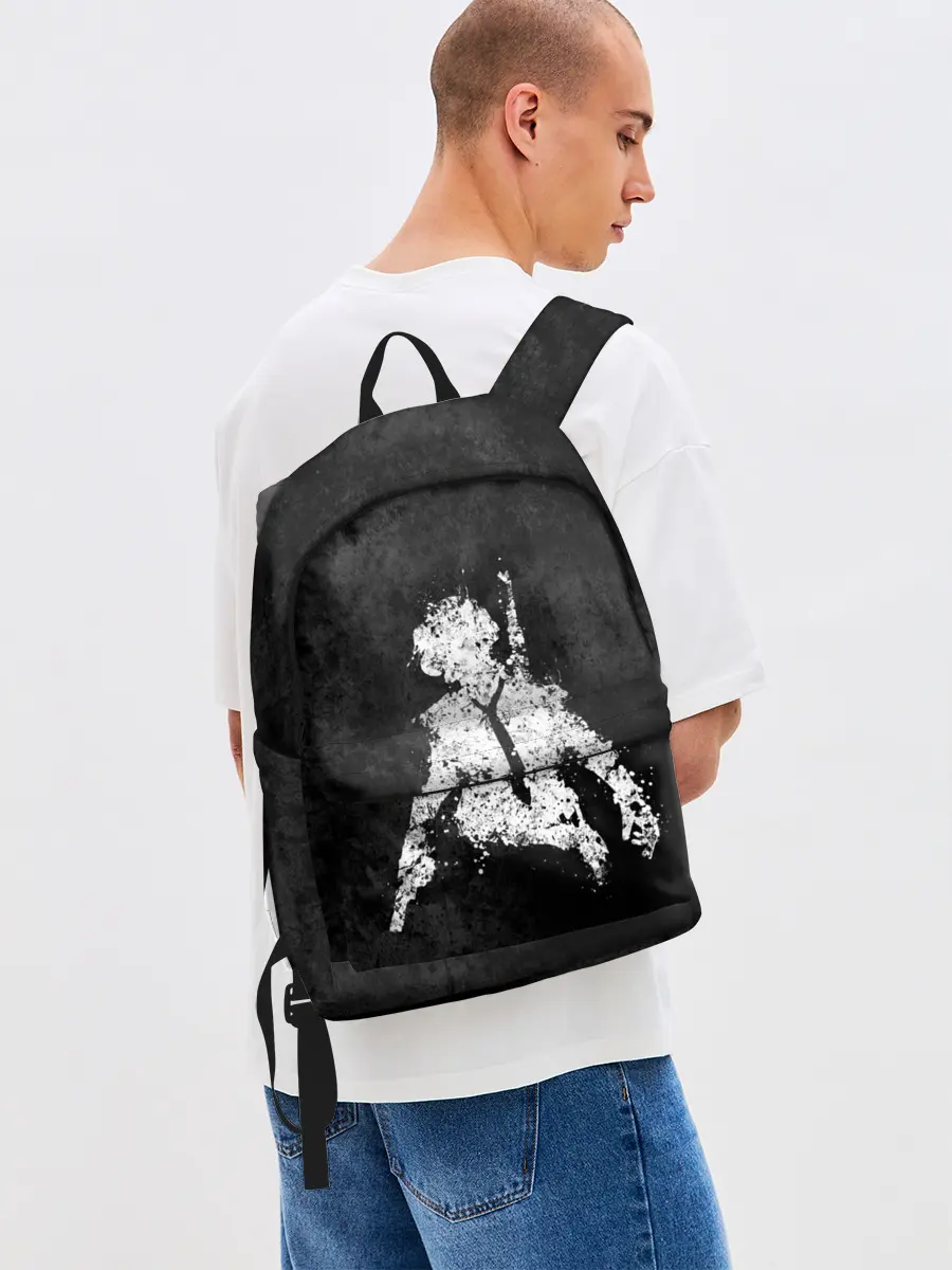 Рюкзак джинсовый / PUBG брызги красок