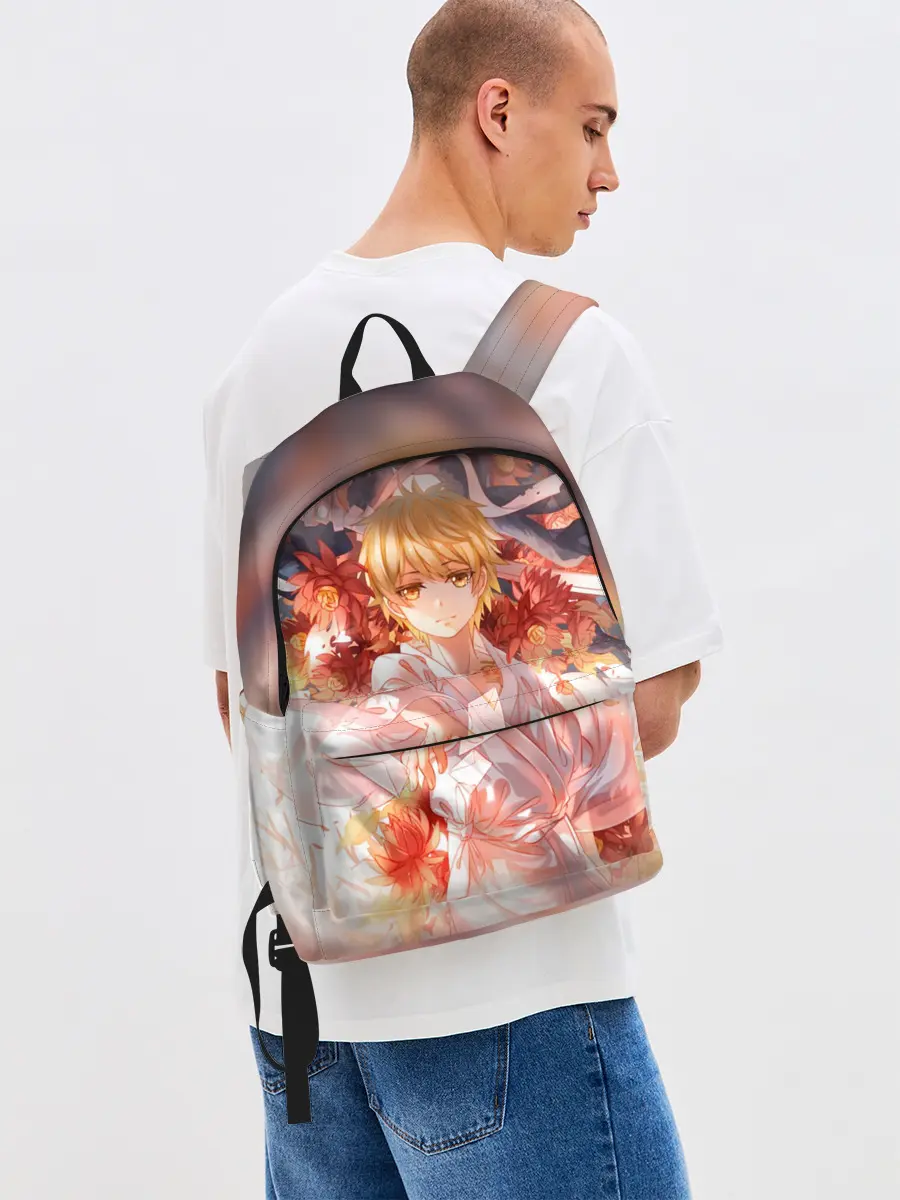 Рюкзак джинсовый / БЕЗДОМНЫЙ БОГ. Юкинэ в цветах