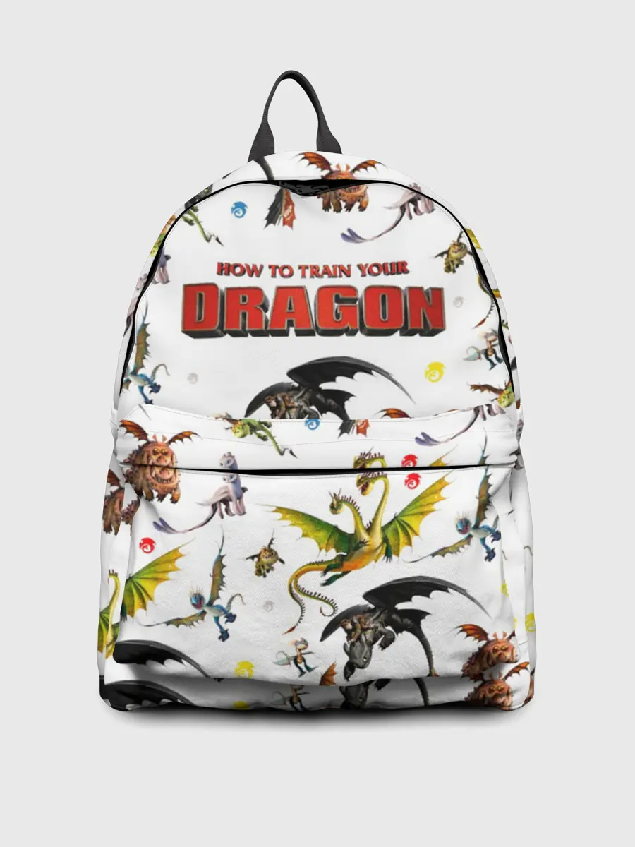 Рюкзак джинсовый / Как приручить дракона