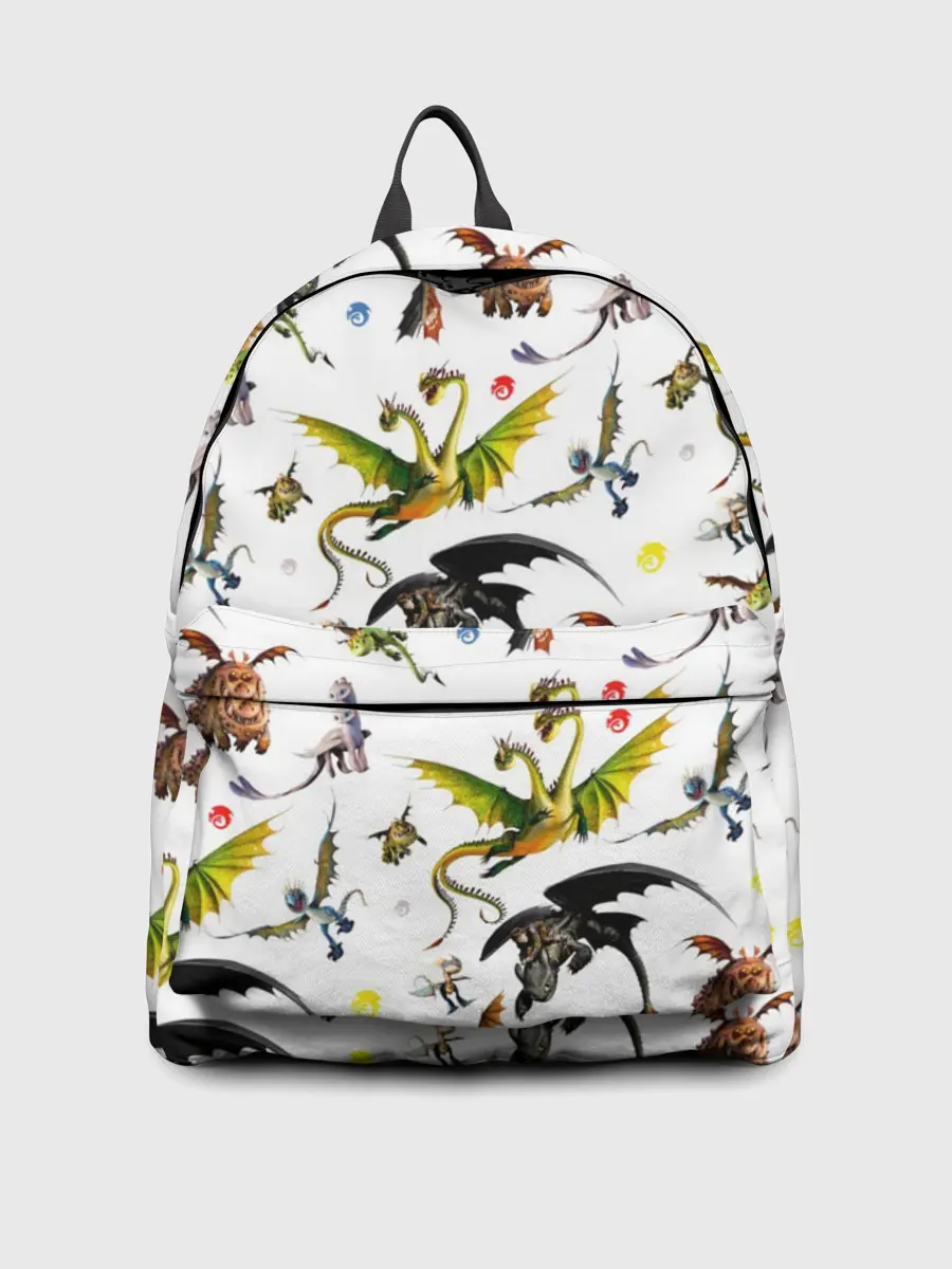 Рюкзак джинсовый / Как приручить дракона