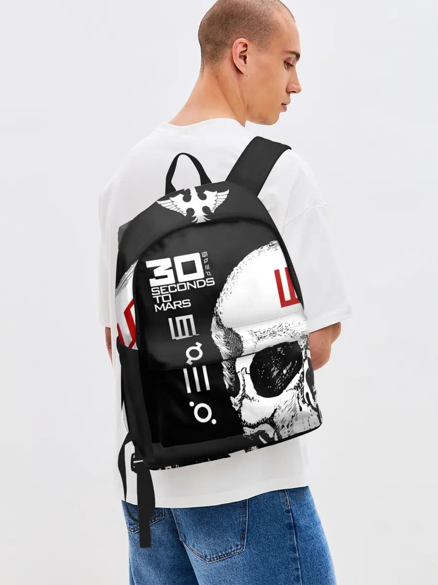 Рюкзак джинсовый / 30 Seconds to Mars
