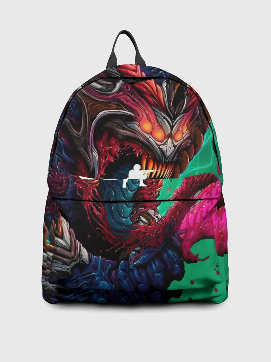 Рюкзак джинсовый / CS GO hyper beast skin