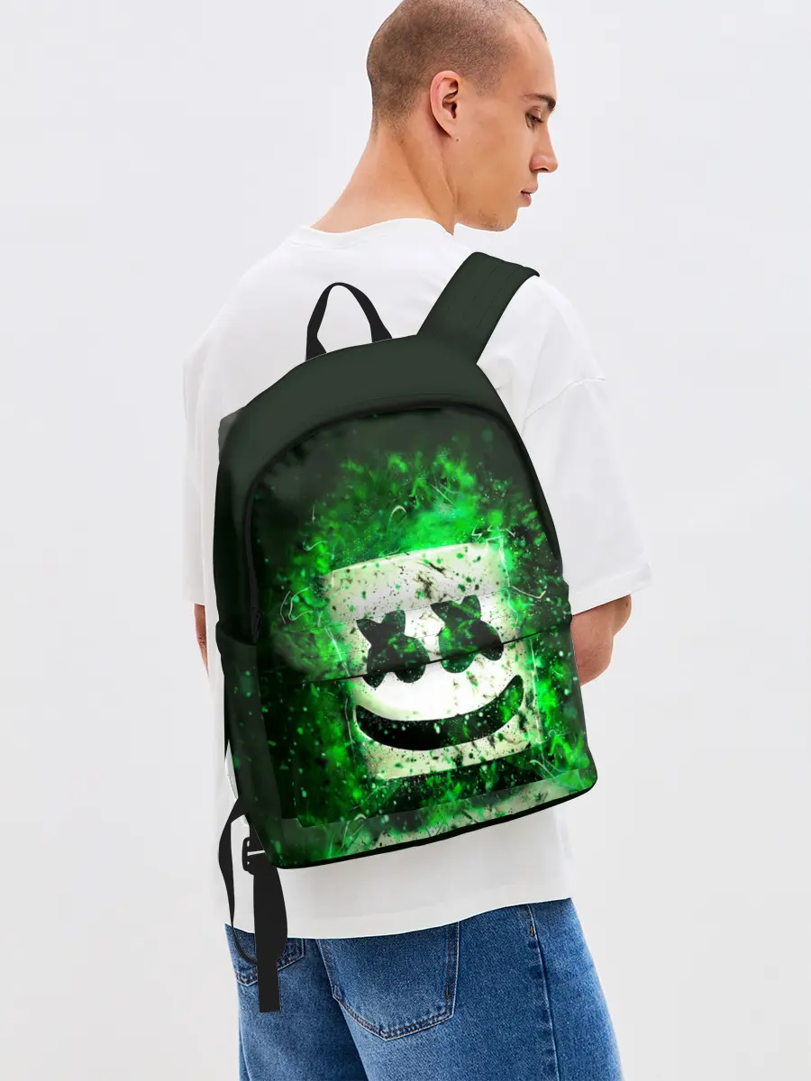 Рюкзак джинсовый / Marshmello