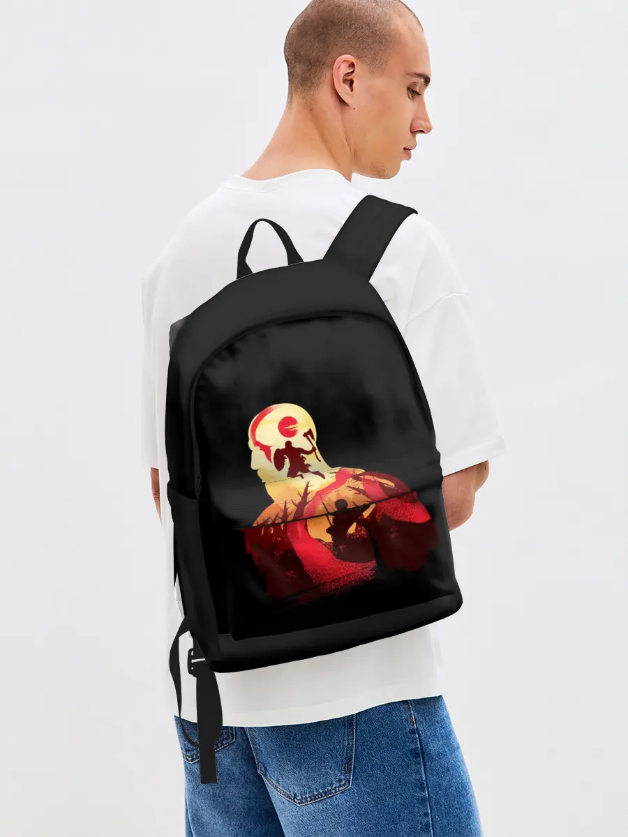 Рюкзак джинсовый / God of War