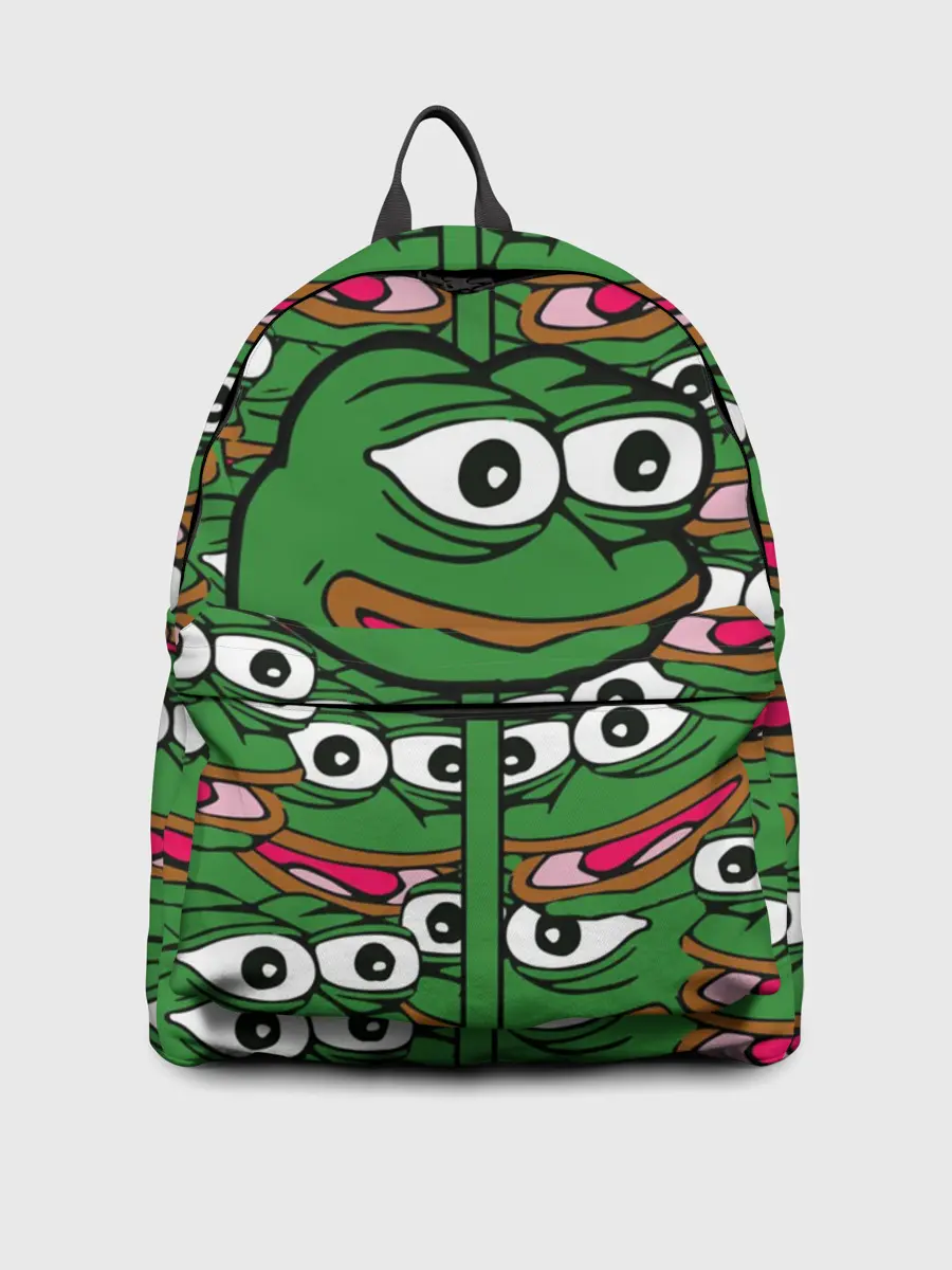 Рюкзак джинсовый / Good / Sad frog