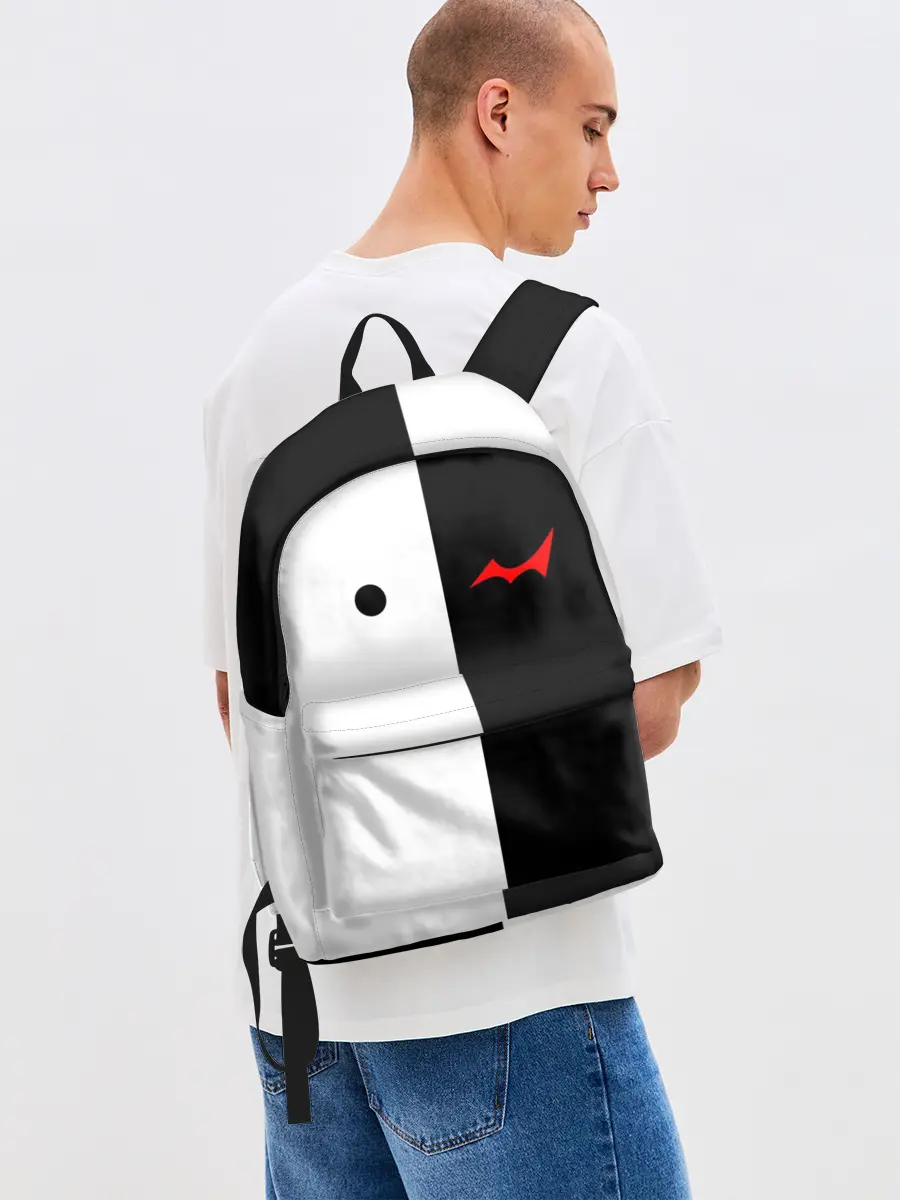 Рюкзак джинсовый / MONOKUMA Eyes