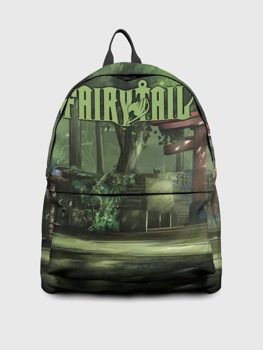 Рюкзак джинсовый / Фейри Тейл лес