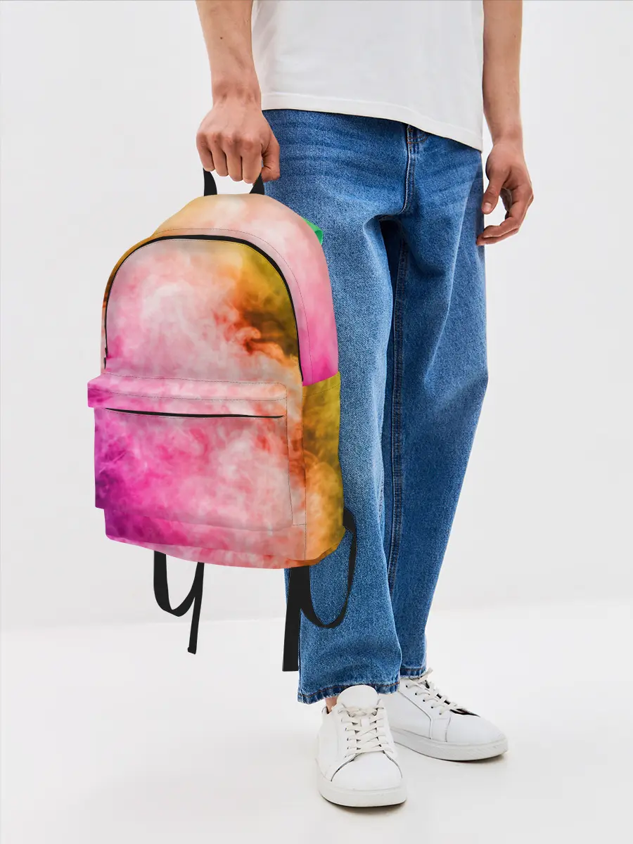 Рюкзак джинсовый / Радужный дым