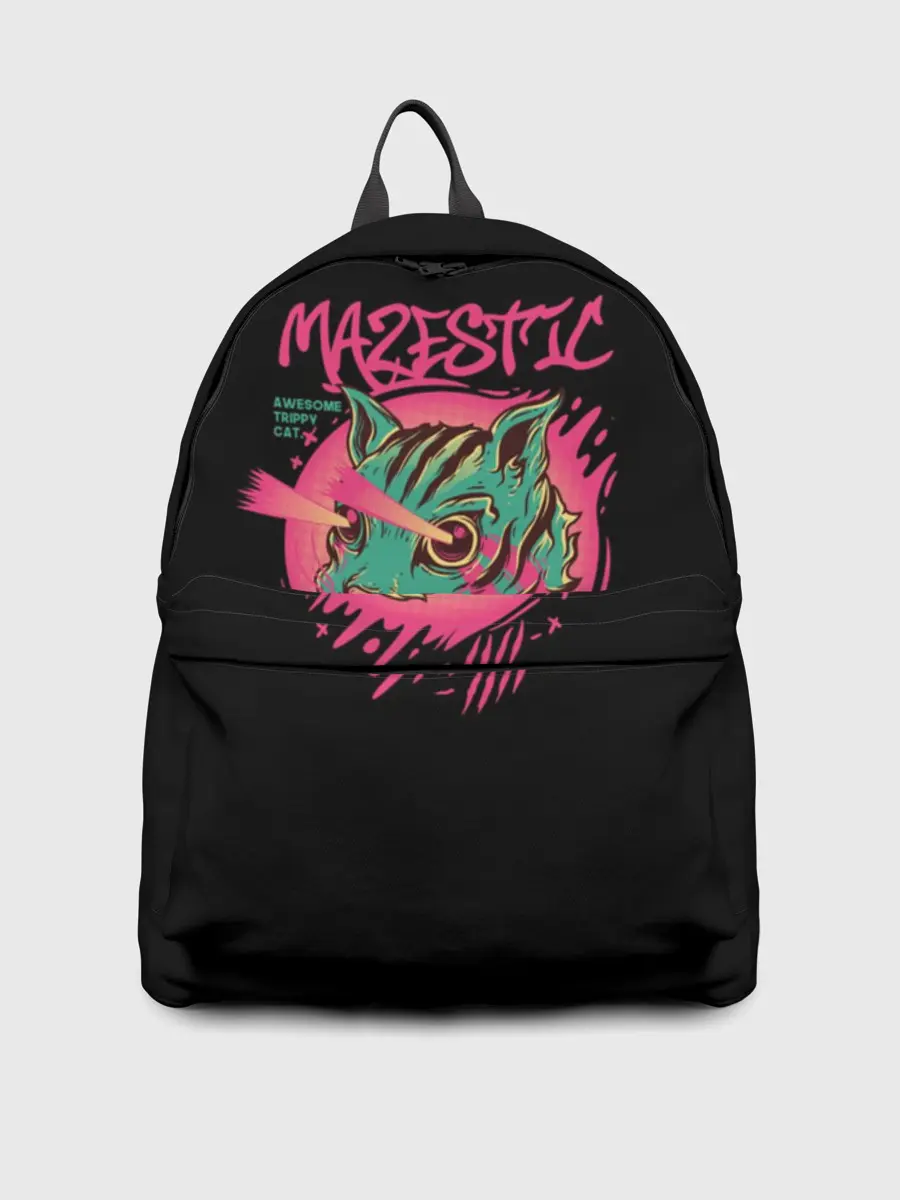 Рюкзак джинсовый / Кот Majestic