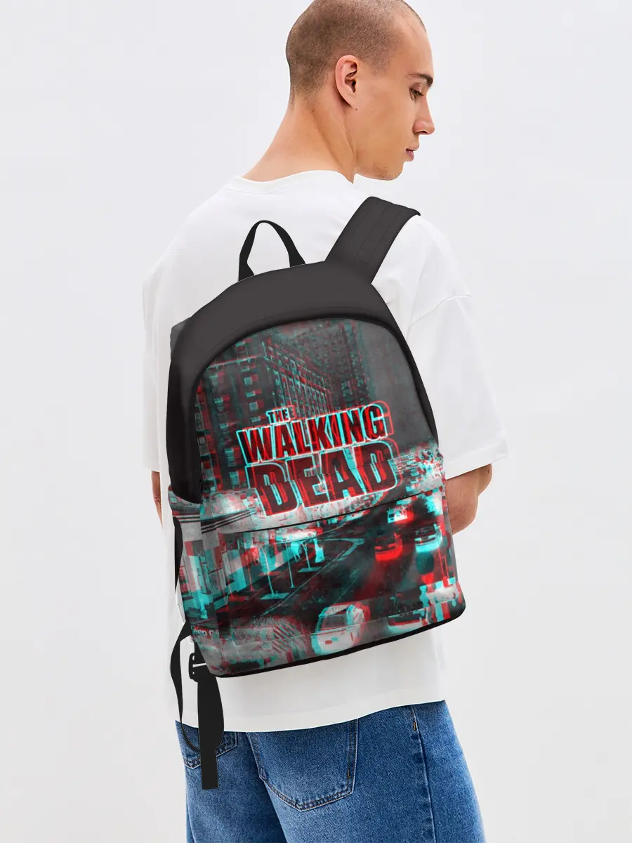 Рюкзак джинсовый / the walking dead glitch