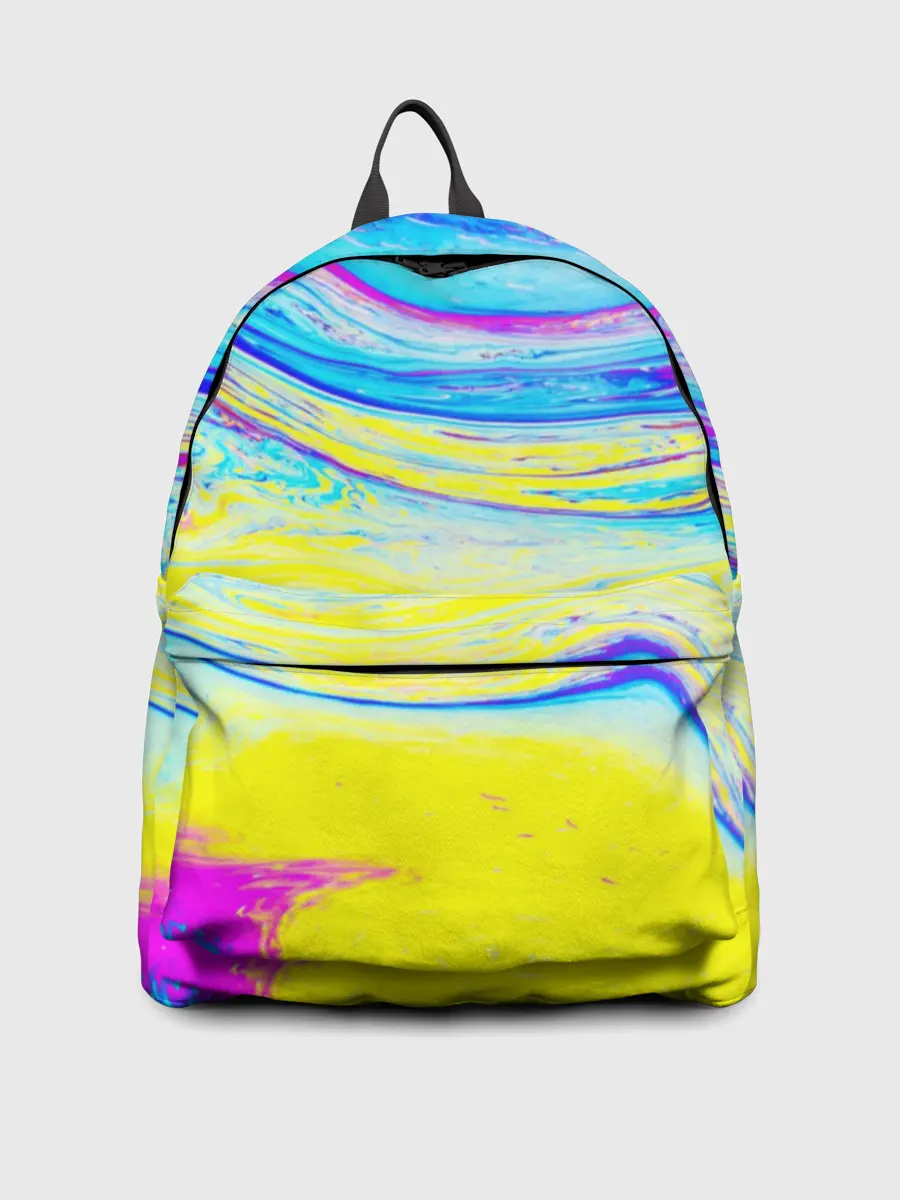 Рюкзак джинсовый / Разводы красок