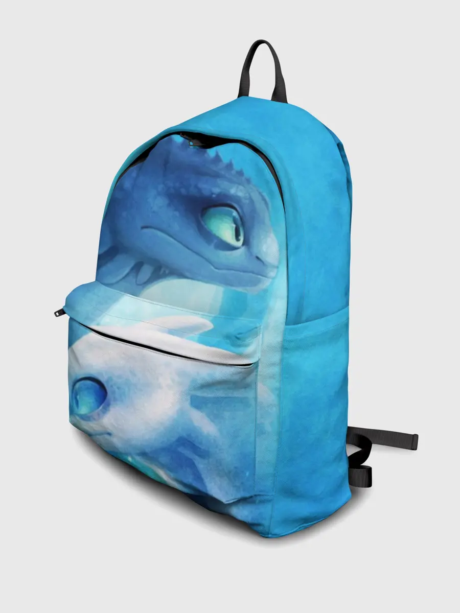 Рюкзак джинсовый / как приручить дракона