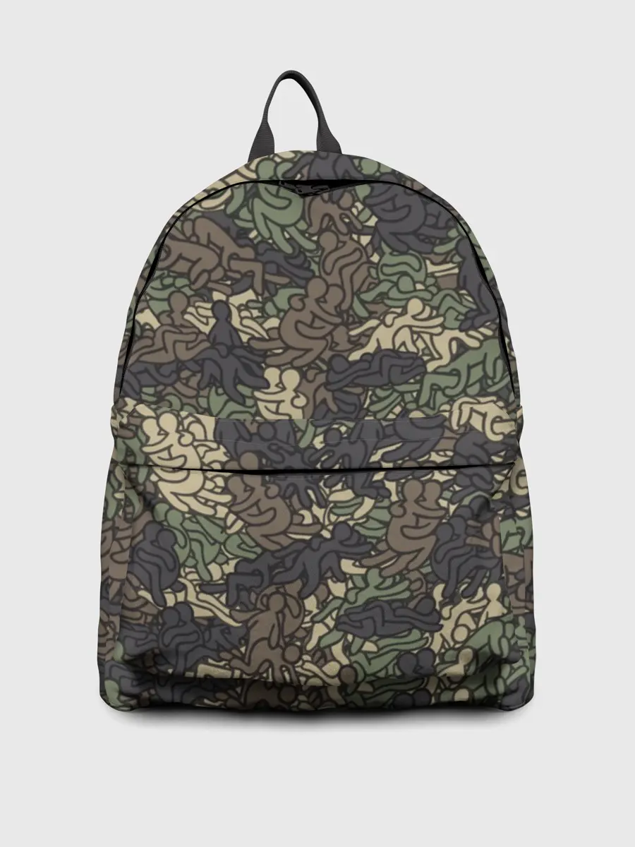 Рюкзак джинсовый / Камуфляж с секс позами