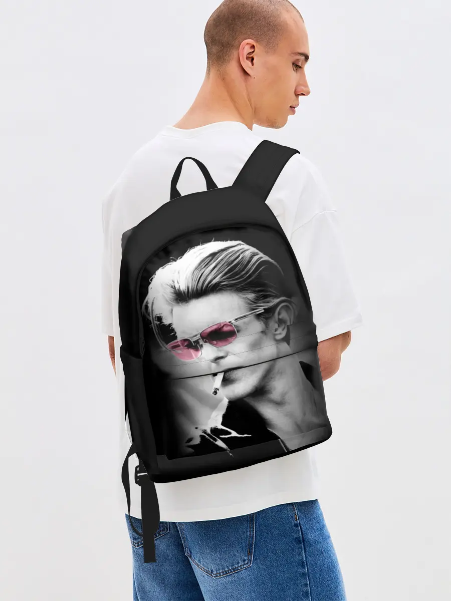 Рюкзак джинсовый / Дэвид Боуи