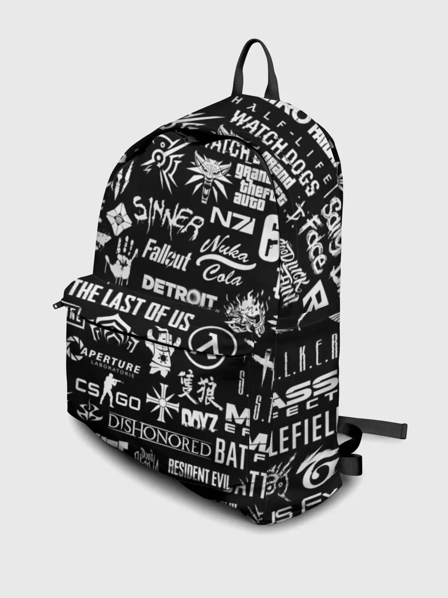 Рюкзак джинсовый / ЛОГОТИПЫ ИГР