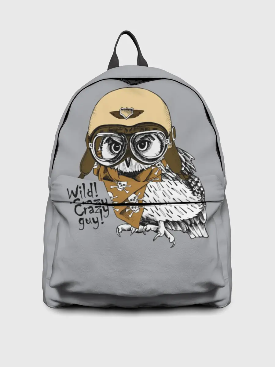 Рюкзак джинсовый / Wild! Сrazy guy!