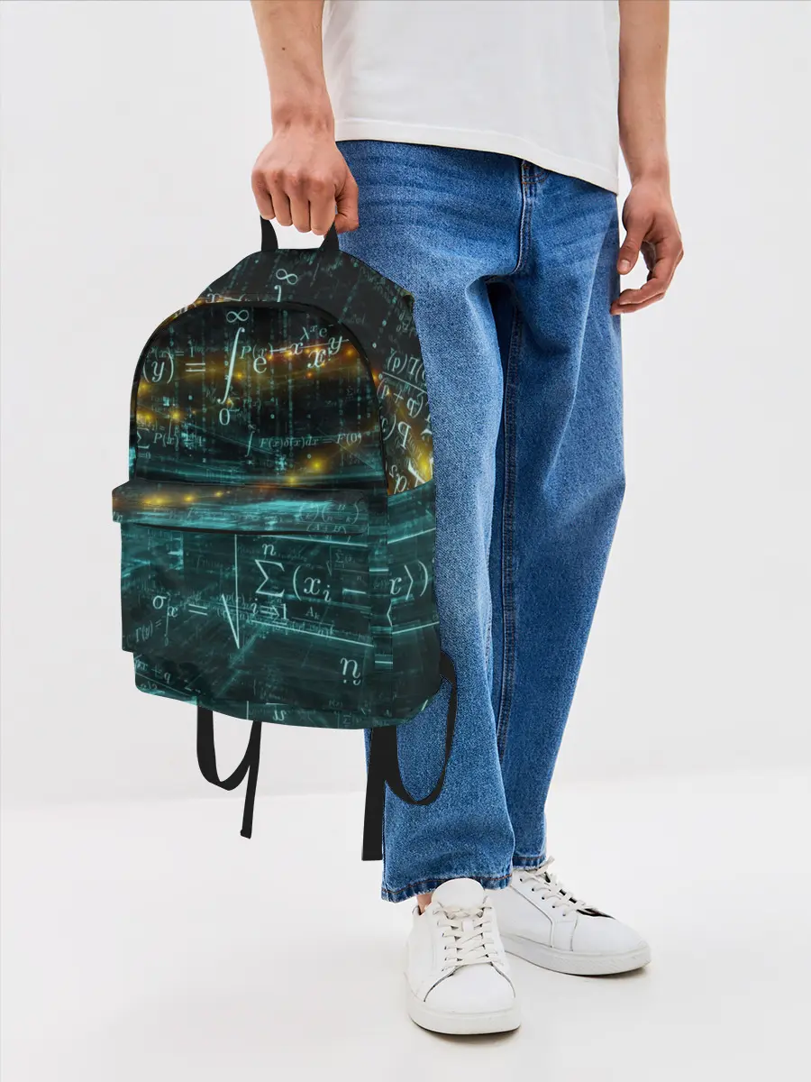 Рюкзак джинсовый / Формулы в пространстве