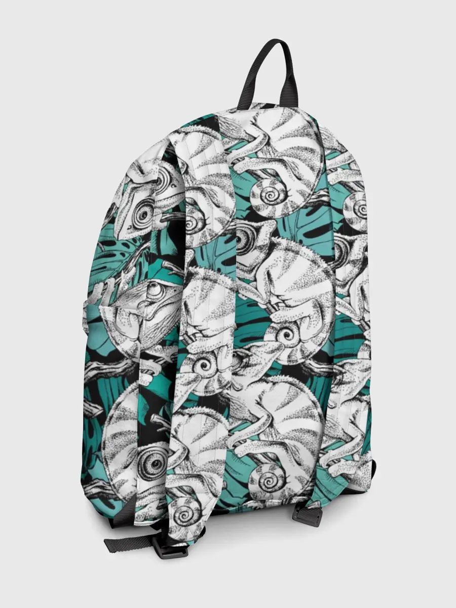 Рюкзак джинсовый / Хамелеоны