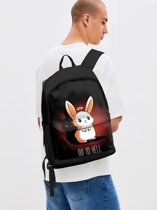 Рюкзак джинсовый / Go to hell