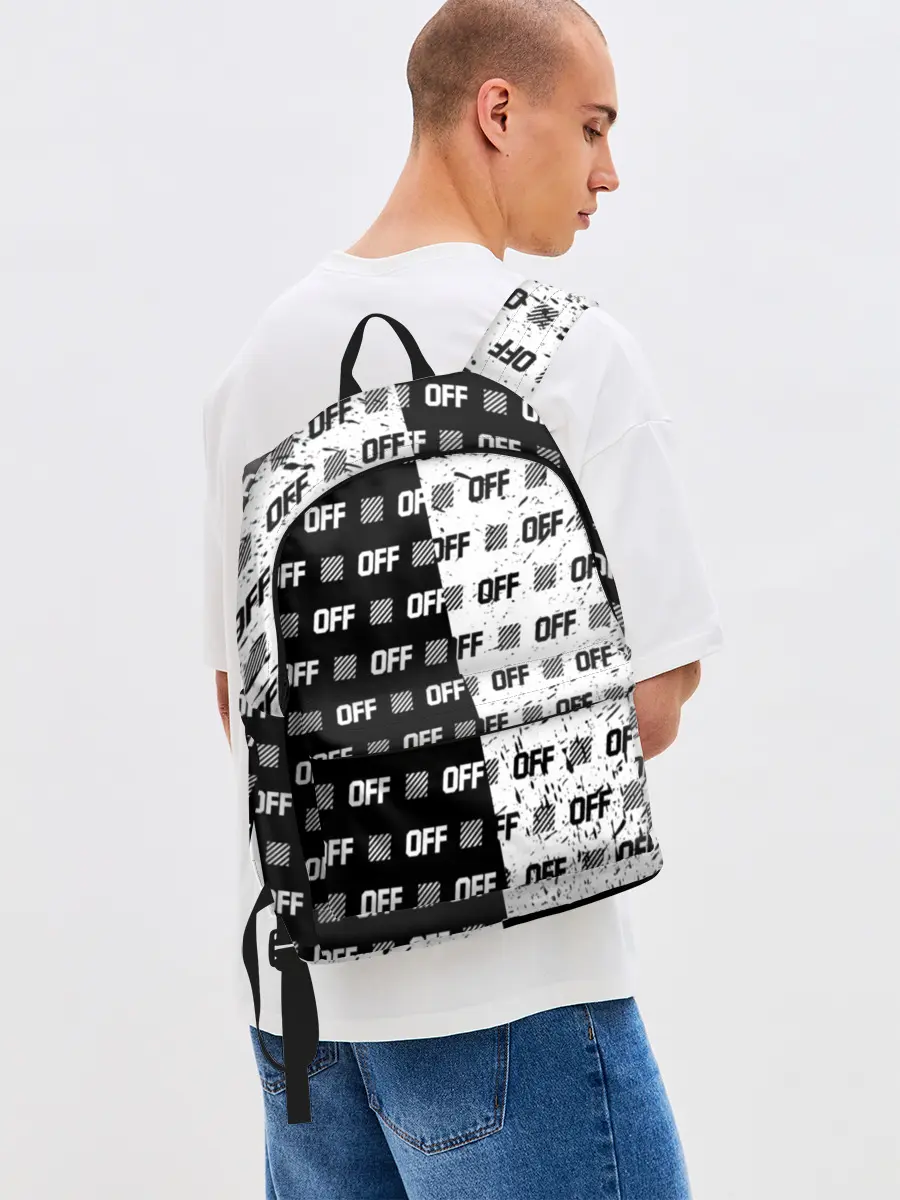 Рюкзак джинсовый / Выключись и попробуй стиль