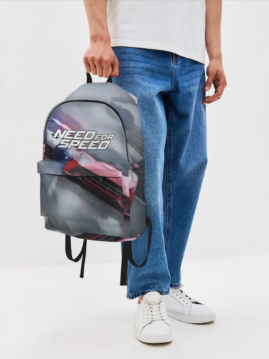 Рюкзак джинсовый / NEED FOR SPEED
