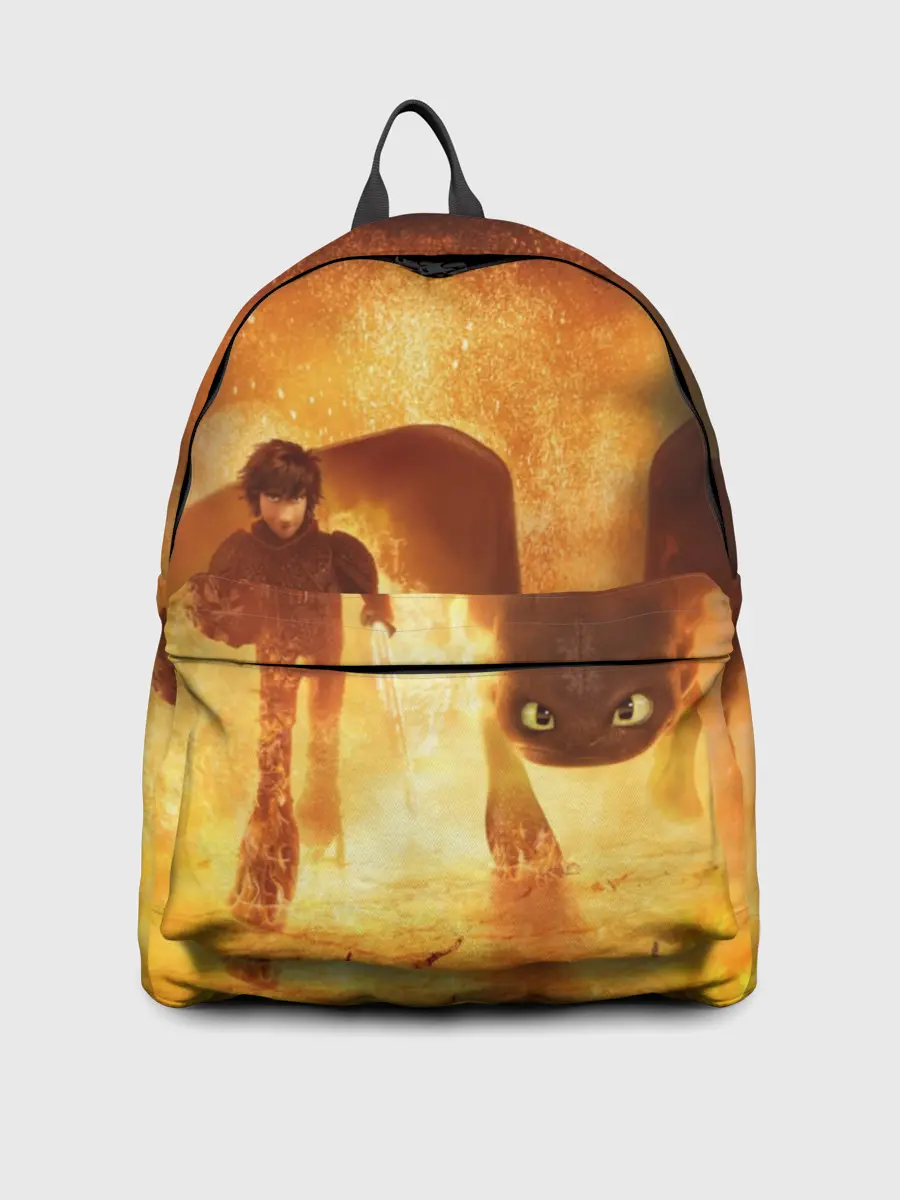 Рюкзак джинсовый / Как приручить дракона