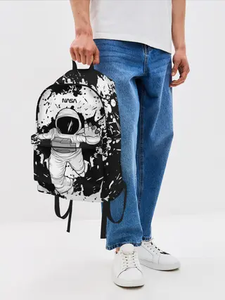 Рюкзак джинсовый / NASA