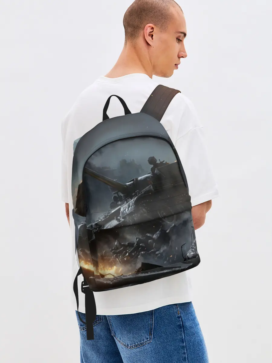 Рюкзак джинсовый / Танки