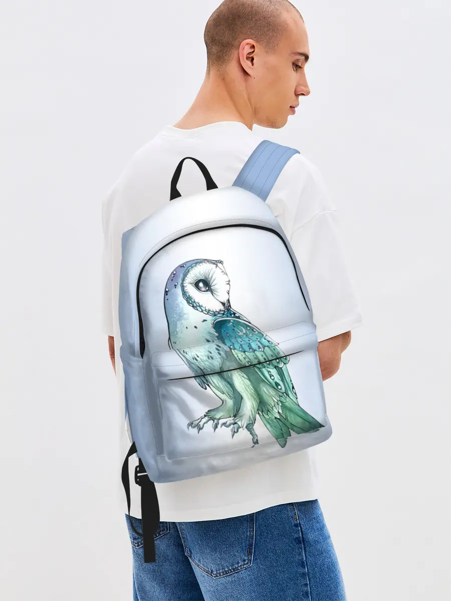 Рюкзак джинсовый / сова